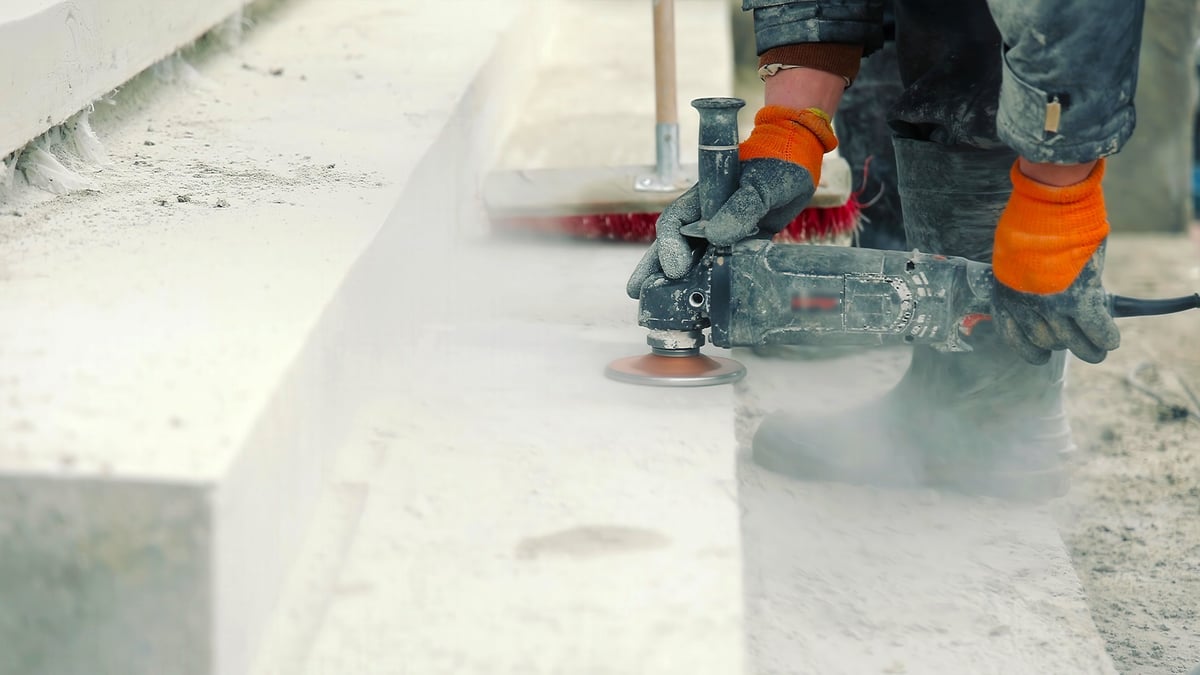 Professional concrete grinding and surface preparation